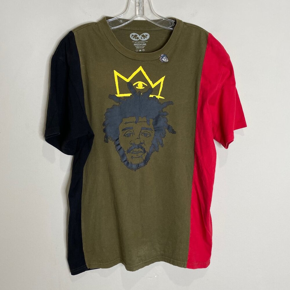 Pro Era Capital Steez Balance 47 Tricolor T-Shirt & Pin Rare Rap Tee M
